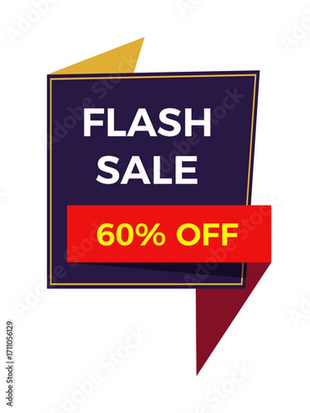 Obraz vector sale label