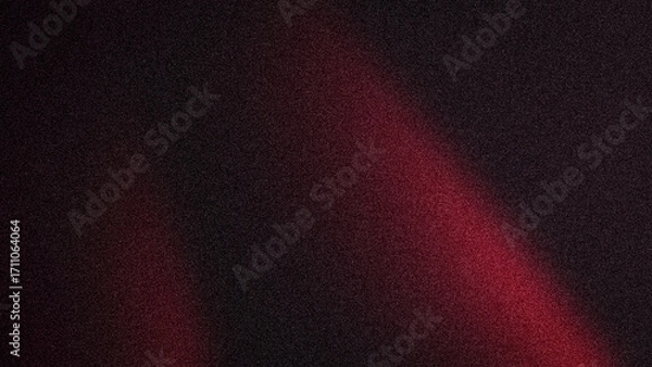 Fototapeta A dark, moody abstract background with a diagonal red light beam and grainy texture. Perfect for high-end designs and striking wallpapers