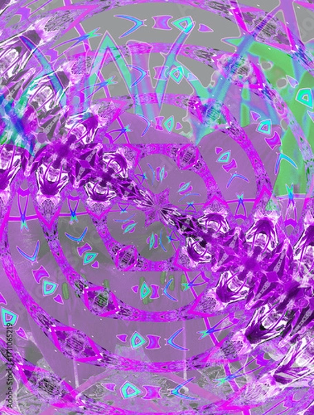 Fototapeta pastel art pattern with flower base image