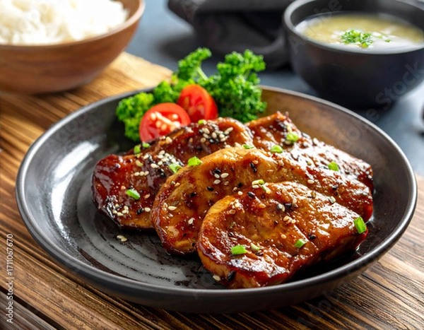 Obraz 豚肉の生姜焼き