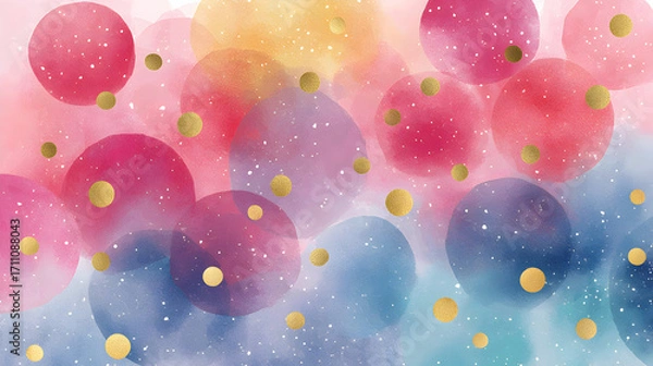 Fototapeta Subtle red Minimal Background Landscape