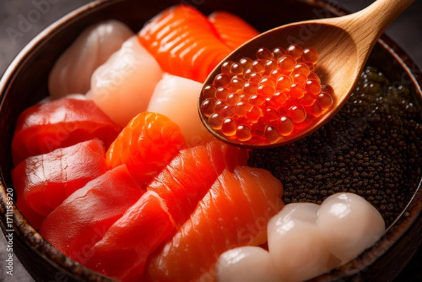 Fototapeta 海鮮丼