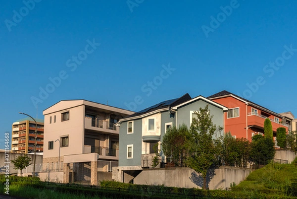 Obraz 日本の住宅地	