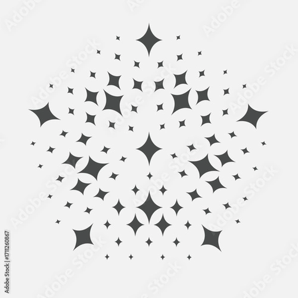 Obraz stars formation vector