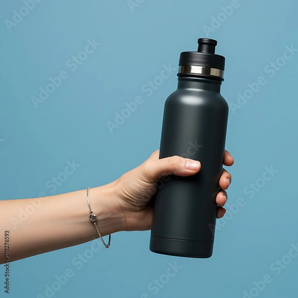 Fototapeta hand bottle
