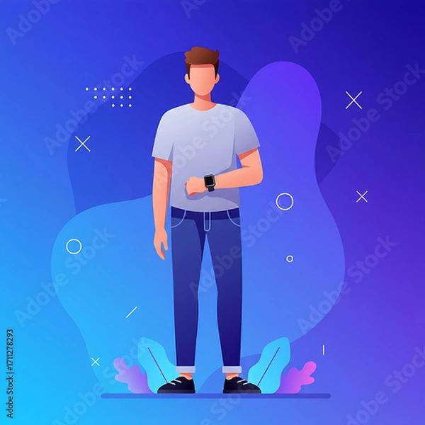 Fototapeta young man