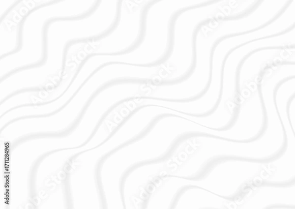 Fototapeta abstract background white texture gray pattern with subtle fabric folds soft waves and minimal design fluid motion clean surface and elegant wallpaper for modern decorative projects