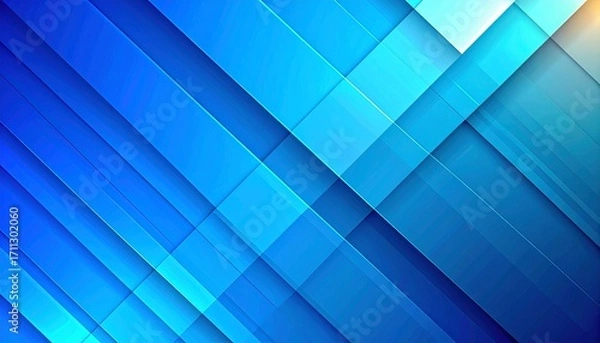 Obraz 斜めに走るストライプ状の幾何学的なグラデーション背景