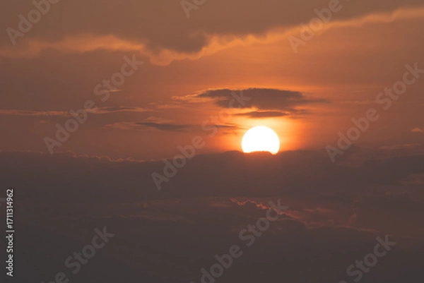 Obraz 逗子葉山の夕日