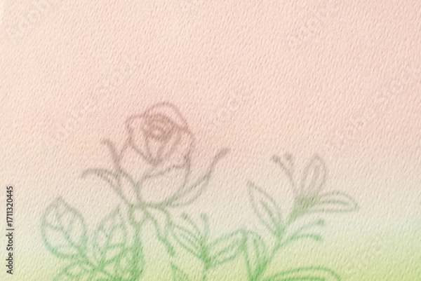 Fototapeta 나뭇잎 실루엣과 카피공간