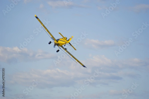 Fototapeta Backend of a crop duster