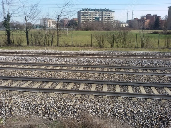 Obraz Binari ferroviari