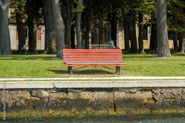 Obraz Pause, Bank, Sitzbank