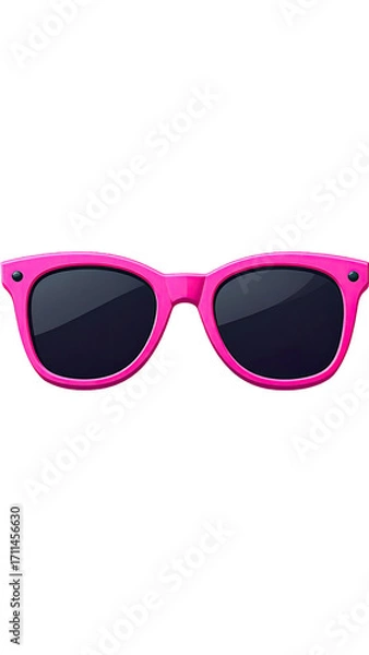 Obraz Pink sunglasses graphic