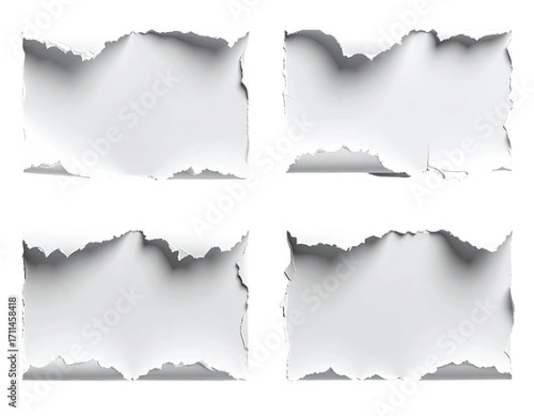 Obraz Ripped paper frames