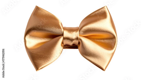Obraz Golden bowtie, smooth satin