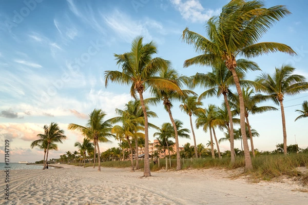 Obraz Sunrise on the Smathers beach - Key West, Florida