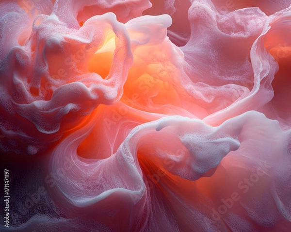 Obraz Abstract 3D Render Coral Reef Illustration