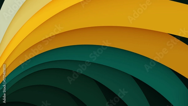 Fototapeta Abstract colorful background vector illustration with smooth wave pattern and vibrant design for wallpaper or template