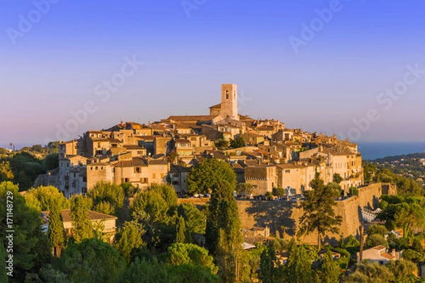 Obraz Town Saint Paul de Vence in Provence France