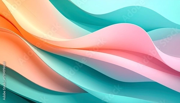 Obraz Abstract colorful gradient background texture