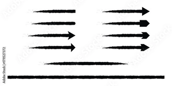 Obraz Brush element design vector illustrations.