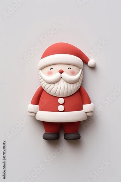 Obraz Santa Claus toy anthropomorphic representation.