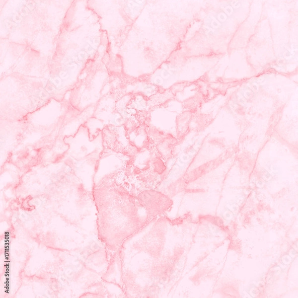 Fototapeta Pink background marble wall texture for design art work, seamless pattern of tile stone with bright and luxury.