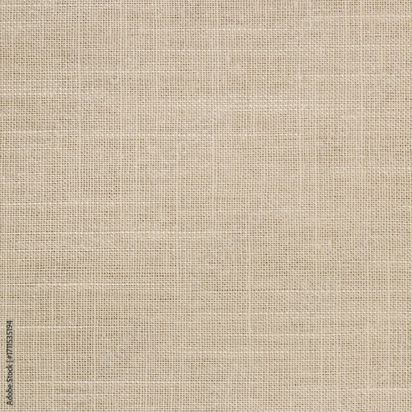 Fototapeta Brown linen fabric texture background, seamless pattern of natural textile.