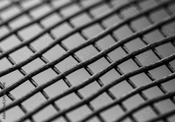 Fototapeta モノクロ網目テクスチャ背景素材 高解像度写真