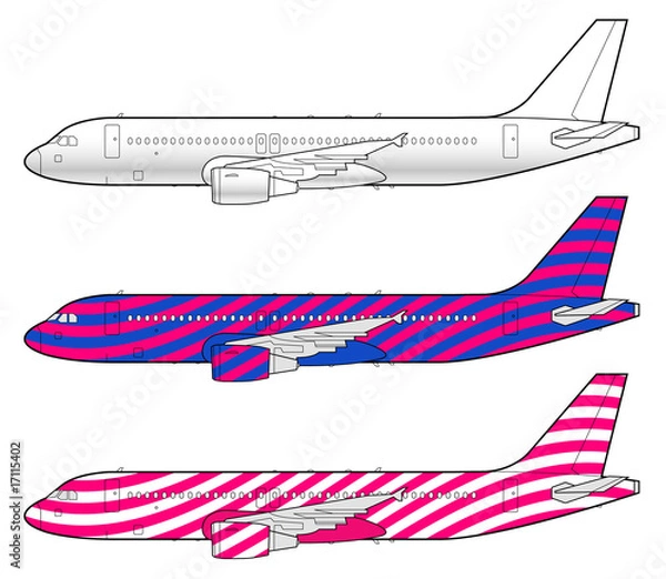 Obraz aircraft template