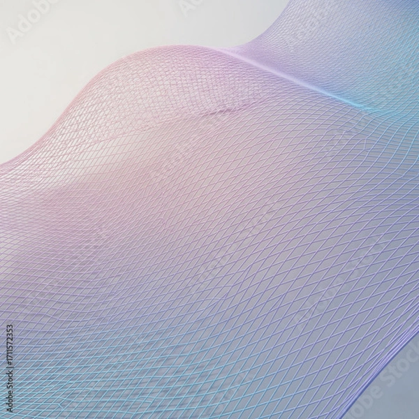 Obraz Modern Pastel Gradient Mesh.