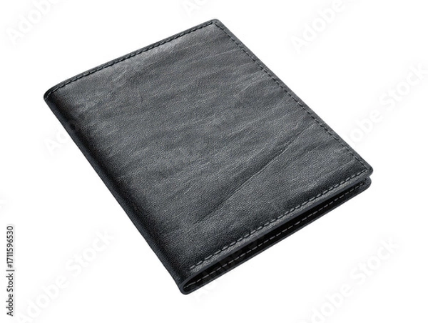 Obraz Dark gray leather wallet
