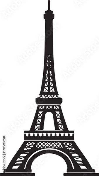 Obraz Abstract geometric shapes in vibrant colors isolated on white background isolated on transparent background silhouette