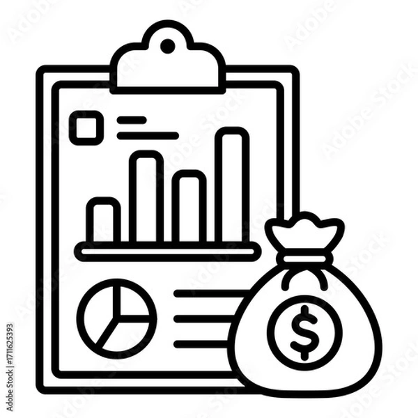 Obraz Financial Report Icon
