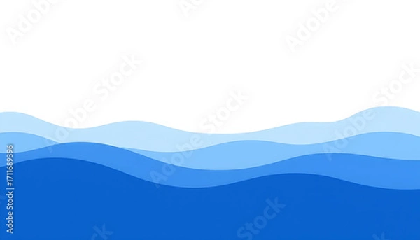 Obraz vector illustration of a wave