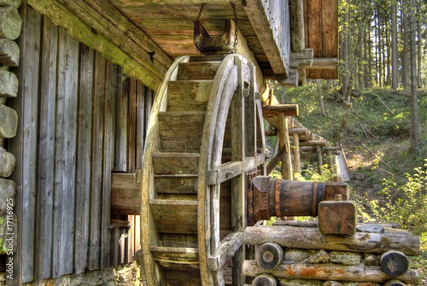 Obraz Kleines Mühlenrad 2