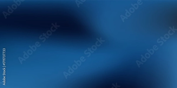 Fototapeta Color gradient lights on black background, abstract blue hologrphic