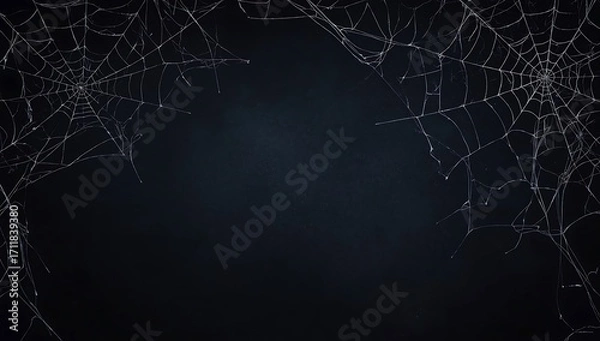 Fototapeta Halloween Spiderwebs Background Image