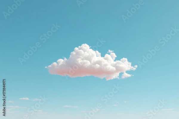 Fototapeta photorealistic ultraminimalist depiction of sky aimed at modern website backgrounds