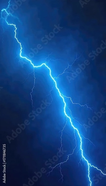 Fototapeta Vibrant lightning blue abstract background, perfect for digital art, website banners, and graphic design projects Shimmering, electric, energy, and dynamic texture , sparkling, flash