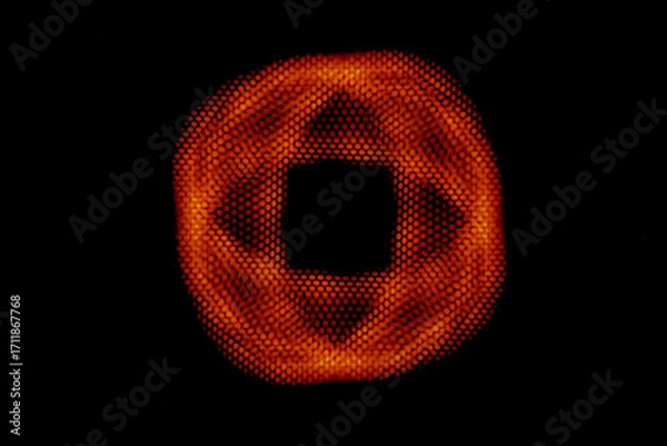 Fototapeta Detailed macro photography of LCD monitor