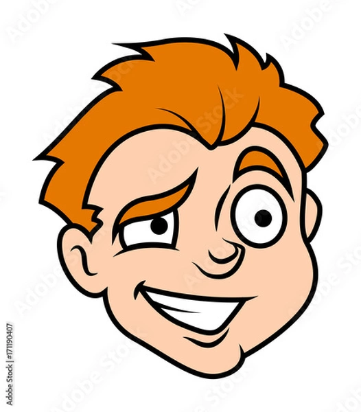 Fototapeta Surprised Boy Face Expression