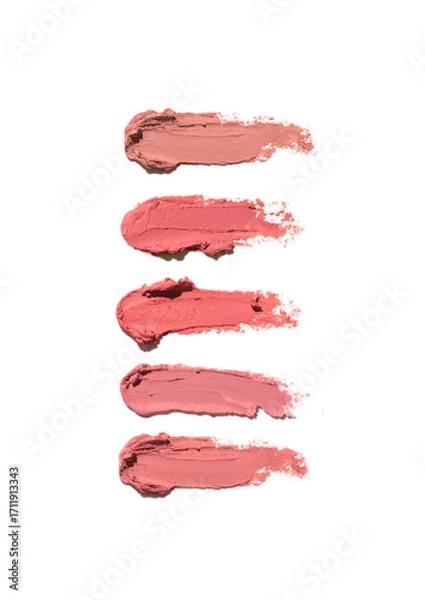 Obraz blush swatches