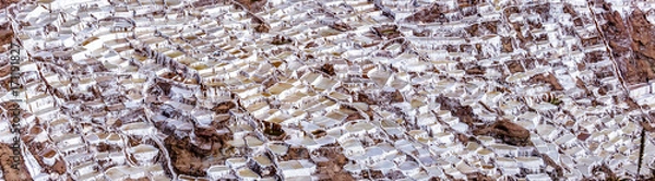 Fototapeta Salinas de Maras, sacred Valley, Peru