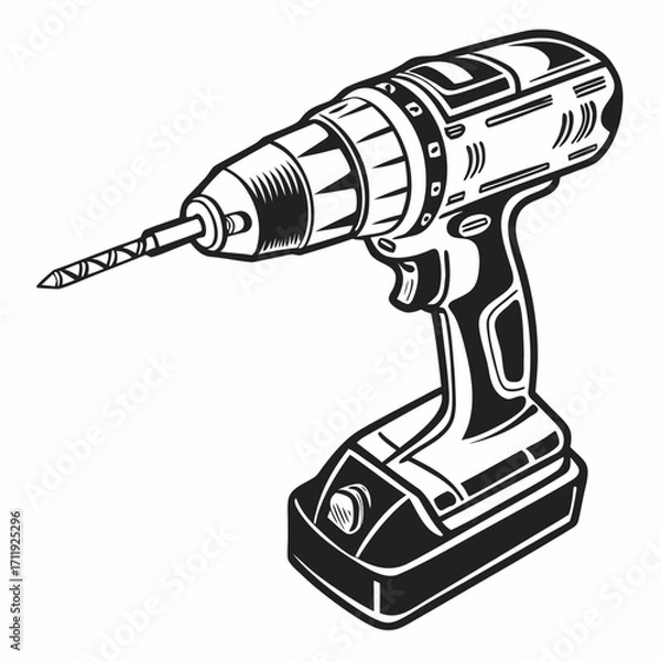 Obraz vector drill machine