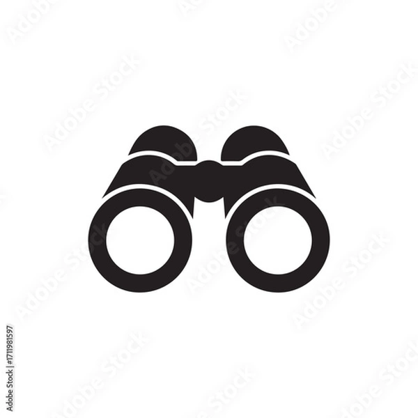 Obraz Vector binoculars icon design