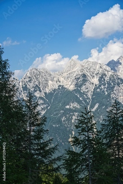 Obraz mountain landscape with clouds