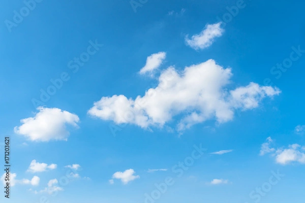 Obraz 夏の青空と浮雲２