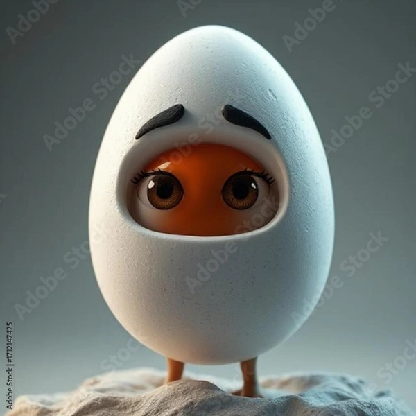 Obraz egg in a nest